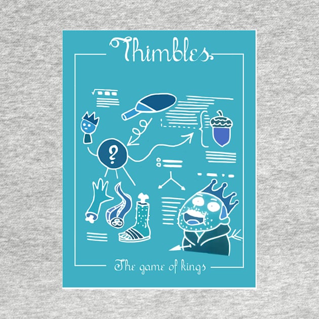 Thimbles The Game of Kings by Diversions pop culture designs